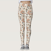 Chinoiserie Bird and Butterfly Harmonie Leggings (Vorderseite)