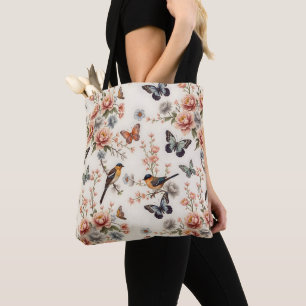 Chinoiserie Bird and Butterfly Harmonie Tasche