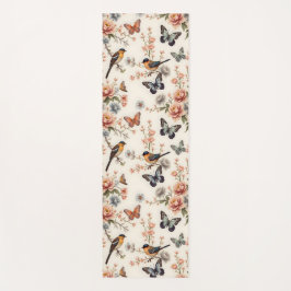 Chinoiserie Bird and Butterfly Harmony Yogamatte
