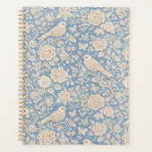 Chinoiserie Bird and Flower Seamless Pattern Planer (Vorderseite)