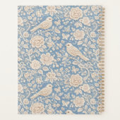 Chinoiserie Bird and Flower Seamless Pattern Planer (Rückseite)