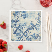 Chinoiserie Bird Haven Napkins Serviette (Beispiel)
