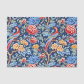Chinoiserie Birds Blumenmalerei Dekoupage Seidenpapier (Vorderseite)