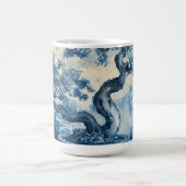 Chinoiserie Blau und Weiß Porzellan Design Kaffeetasse (Mittel)