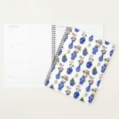 Chinoiserie blaue Vasen und Blumen  Planer (Anzeige)