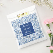Chinoiserie Blaue Vögel und Blume Brautparty Geschenktütchen (Versiegelt)