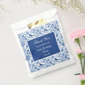 Chinoiserie Blaue Vögel und Blume Geburtstag Geschenktütchen (Versiegelt)