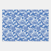 Chinoiserie Blauer Himmel Geschenkpapier Set (Vorderseite 3)