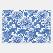 Chinoiserie Blauer Himmel Geschenkpapier Set (Vorderseite 2)