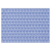 Chinoiserie Blaues Grenz-Muster Tischdecke (Vorderseite (Horizontal))