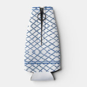 Chinoiserie Blue Bamboo Ginger Jar Can Flaschenkühler (Rückseite)