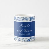 Chinoiserie Blue Birds and Flowers Wedding Kaffeetasse (Mittel)