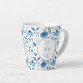 Chinoiserie Blue Echinacea Pattern Milchtasse (Rechte Ecke)