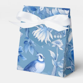 Chinoiserie Blue Favor Box Geschenkschachtel