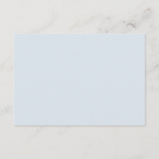 Chinoiserie Blue Floral Wedding Website QR Code Begleitkarte (Rückseite)