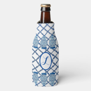 Chinoiserie Blue Ginger Jar Doar kann Cooler flasc Flaschenkühler
