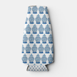 Chinoiserie Blue Ginger Jar Doar kann Cooler flasc Flaschenkühler