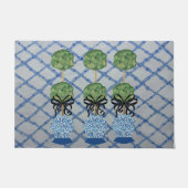 Chinoiserie Blue Ginger Jars Doormat Begrüßungsmat Fußmatte (Vorderseite)