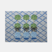 Chinoiserie Blue Ginger Jars Doormat Begrüßungsmat Fußmatte (Vorderseite)