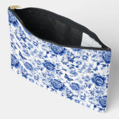 Chinoiserie Blue Makeup Bag Zubehörtasche (Offen)