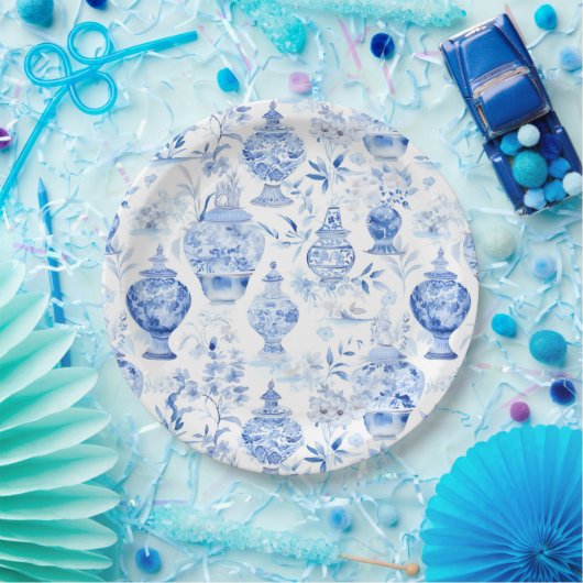 Chinoiserie Blue Paper Teller (Party)