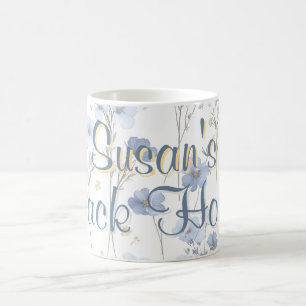 Chinoiserie Blue Toile Maßgeschneiderte Mahjong Kaffeetasse