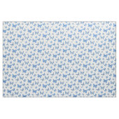 Chinoiserie Blue White Butterfly Stoff (Yard (91,4 cm))