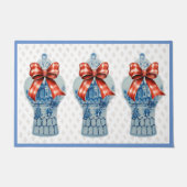 Chinoiserie Blue White Ginger Jar Rug Doormat Fußmatte (Vorderseite)