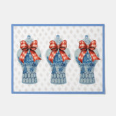 Chinoiserie Blue White Ginger Jar Rug Doormat Fußmatte (Vorderseite)