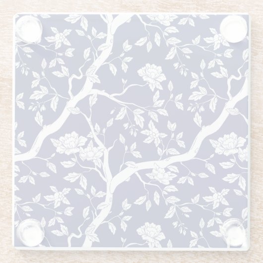 Chinoiserie Blue & White Glasuntersetzer (Rückseite)