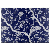 Chinoiserie Blue & White Schneidebrett (Vorderseite)