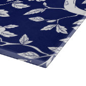 Chinoiserie Blue & White Schneidebrett (Ecke)