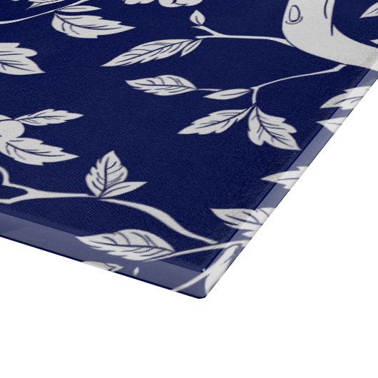Chinoiserie Blue & White Schneidebrett (Ecke)