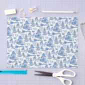 Chinoiserie Blue Willow Decoupage Tissue Paper Seidenpapier (Handwerk)