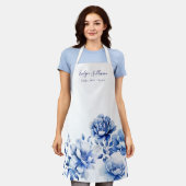 Chinoiserie Blühende Schürze (Getragen)