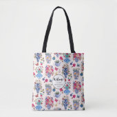 Chinoiserie-Blumen-Hochzeitstasche Tasche (Vorderseite)