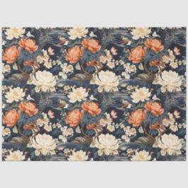 Chinoiserie Blumenmuster Papier