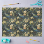 Chinoiserie Blumenmuster Papier (Basteln)