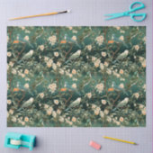 Chinoiserie Blumenmuster Papier (Basteln)