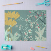Chinoiserie Blumenpapier Seidenpapier (Basteln)