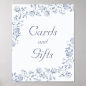 Chinoiserie Blumenstrauß-Brautparty Poster (Vorne)