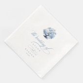 Chinoiserie Blütenbaummotif ID1094 Serviette (Ecke)