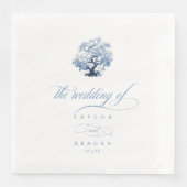 Chinoiserie Blütenbaummotif ID1094 Serviette (Vorderseite)