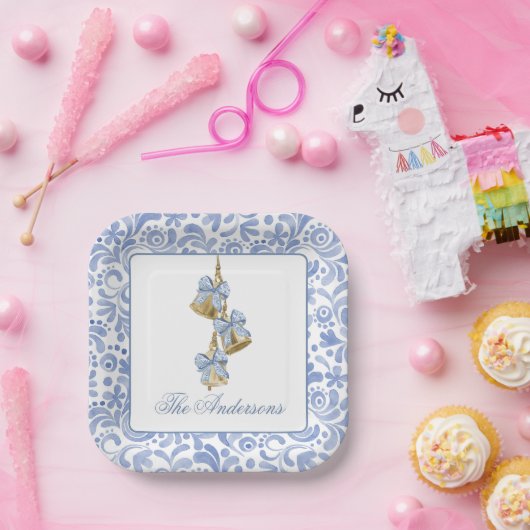 Chinoiserie Bow Bells Pappteller (Party)