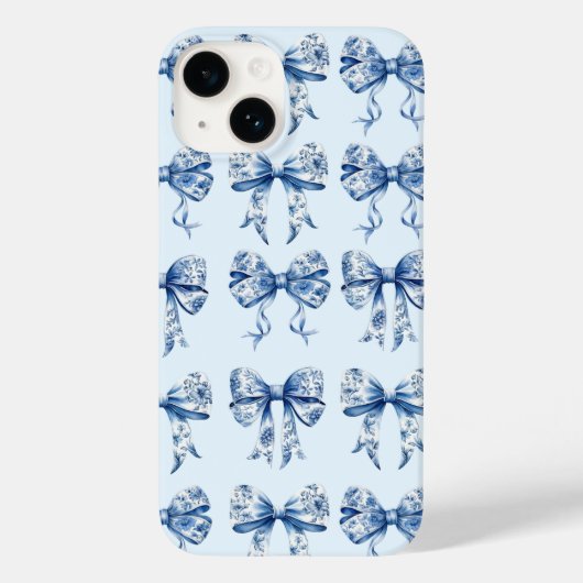 Chinoiserie Bow Coquette Case-Mate iPhone Hülle (Rückseite)