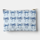 Chinoiserie Bow Coquette Druck Schnürung Beutel (Rückseite)