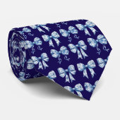 Chinoiserie Bow Coquette Krawatte (Gerollt)