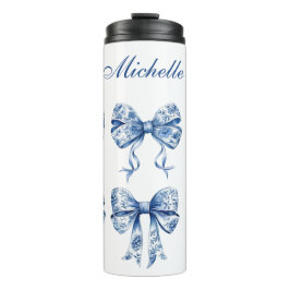 Chinoiserie Bow Coquette Thermosbecher