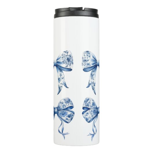 Chinoiserie Bow Coquette Thermosbecher (Rückseite)
