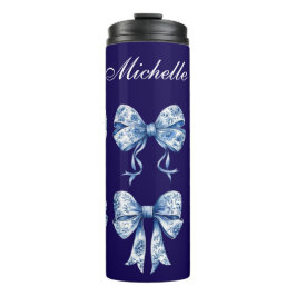 Chinoiserie Bow Coquette Thermosbecher